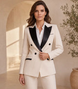Shop Women's Peak Lapel Business Formal Tuxedo - Basaad Bespoke