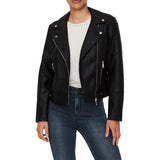 Women’s Black Asymmetrical Motorcycle Leather Jacket