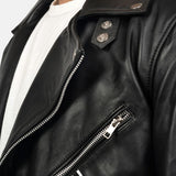 Unisex Black And White G Eazy Leather Jacket