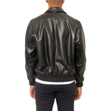 Aviator A2 USAAF Black Leather Bomber Jacket