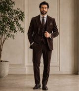 1940s Men's Corduroy Double Breasted Suit - Basaad Bespoke