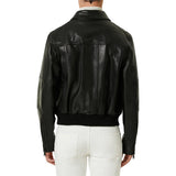 Men's Black Flight Pilot A2 Aviator Leather Jacket